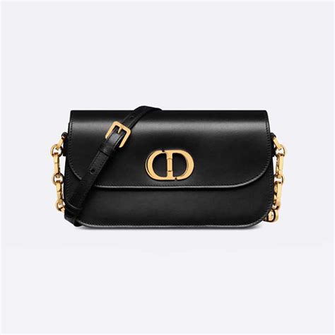 30 Montaigne Avenue Bag Black Box Calfskin 